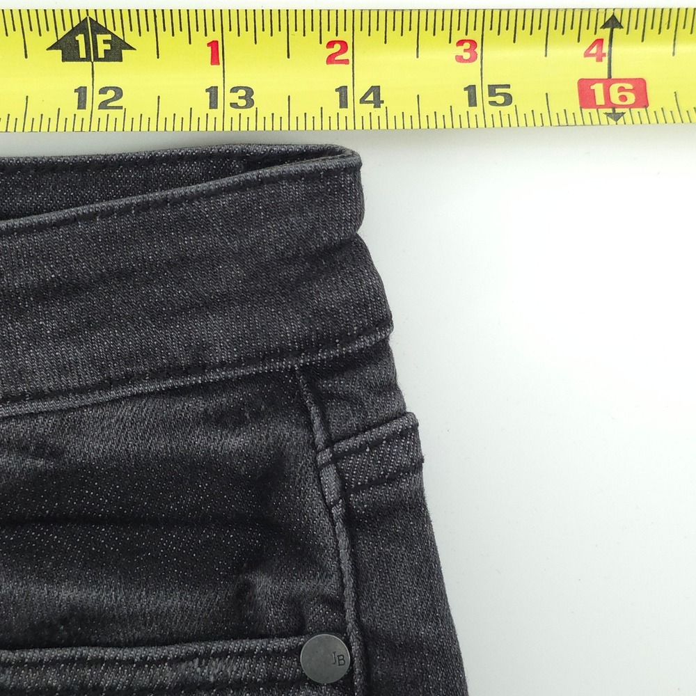 Judy Blue Womens Skinny Fit Capri JB88238 5/27 Black Distressed Denim Jeans - Picture 8 of 10